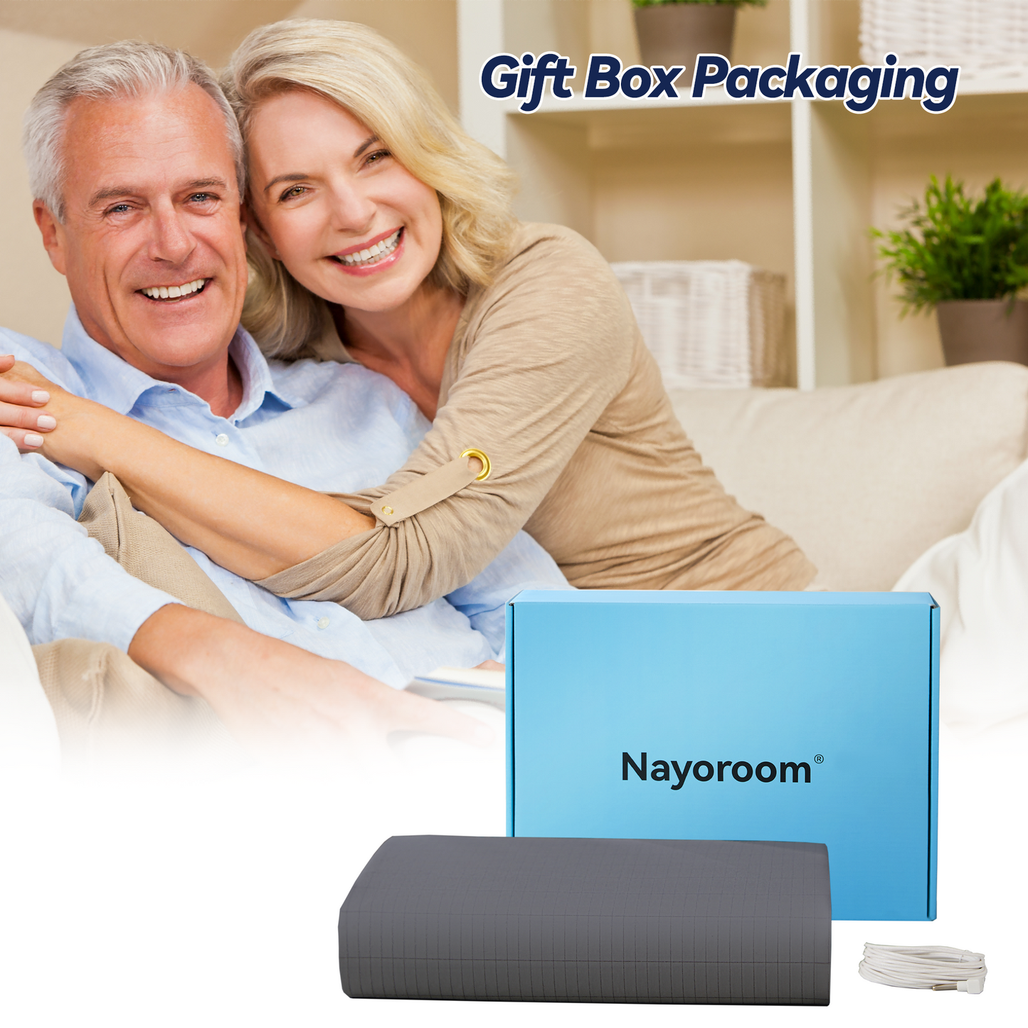 JOLUSERE Grounding Sheets Queen,90% Organic Cotton + 10% Pure Silver Fiber, Grounding Bed Sheets with Grounding Cord for Healthy Sleep Therapy for Adults,Gray